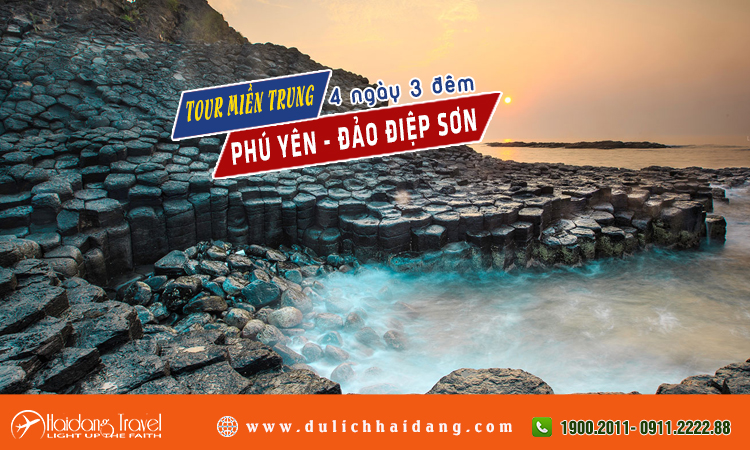 Tour miền trung phú yên đảo điệp sơn 4 ngày 3 đêm