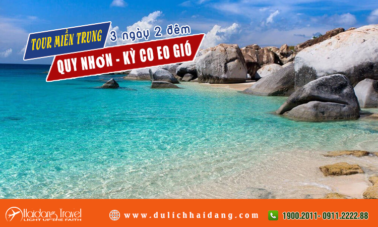 Tour Miền Trung Quy Nhơn Kỳ Co Eo Gió 3 ngày 2 đêm
