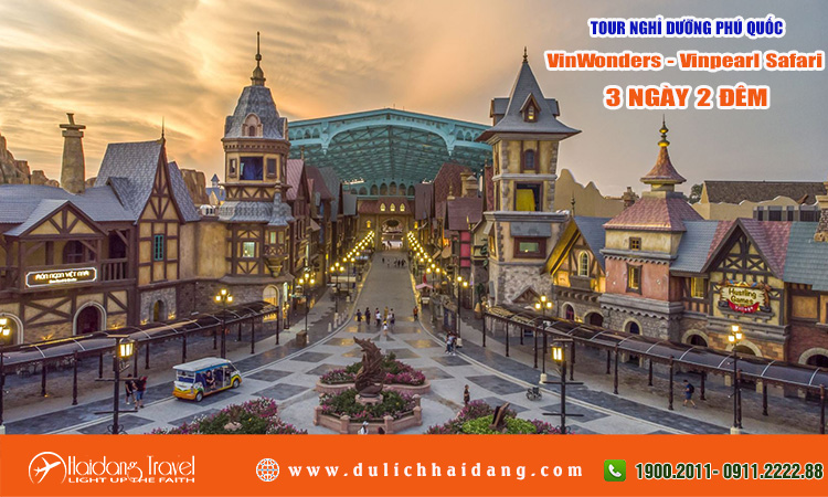 Tour Nghỉ Dưỡng Phú Quốc 3 ngày 2 đêm tại VinWonders - Vinpearl Safari