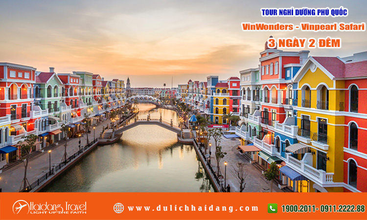 Tour Nghỉ Dưỡng Phú Quốc 3 ngày 2 đêm tại VinWonders - Vinpearl Safari