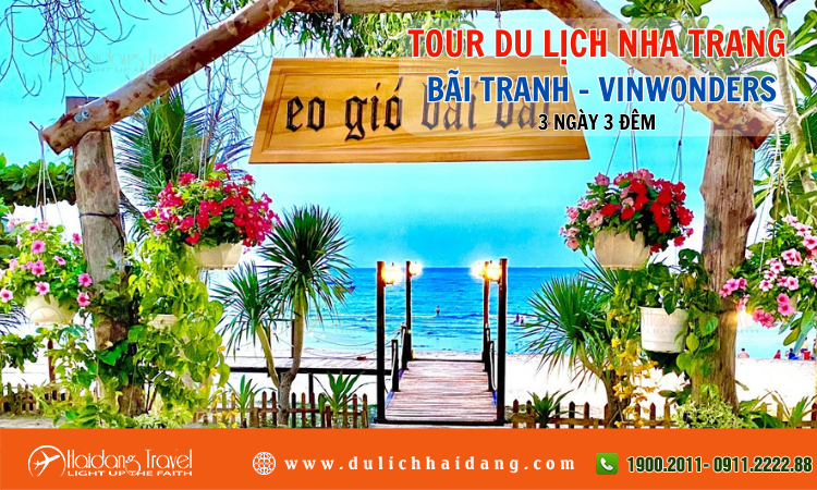 Tour du lịch Nha Trang Bãi Tranh Vinwonders 3 ngày 3 đêm