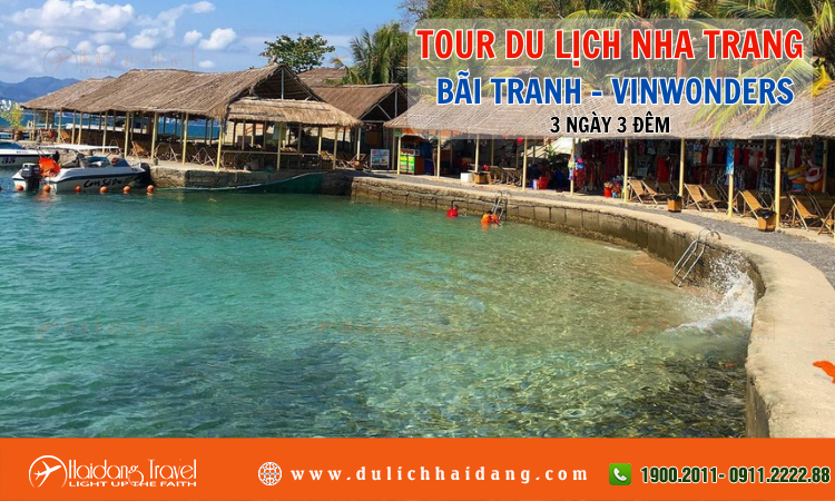 Tour du lịch Nha Trang Bãi Tranh Vinwonders 3 ngày 3 đêm