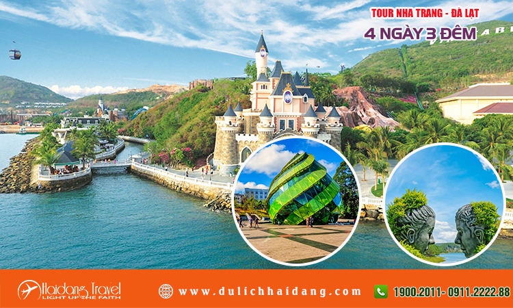 Tour Nha Trang - Đà Lạt 4 ngày 3 đêm từ tphcm