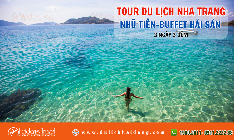 Tour du lịch Nha Trang  Nhũ Tiên Buffet Hải Sản 3 ngày 3 đêm