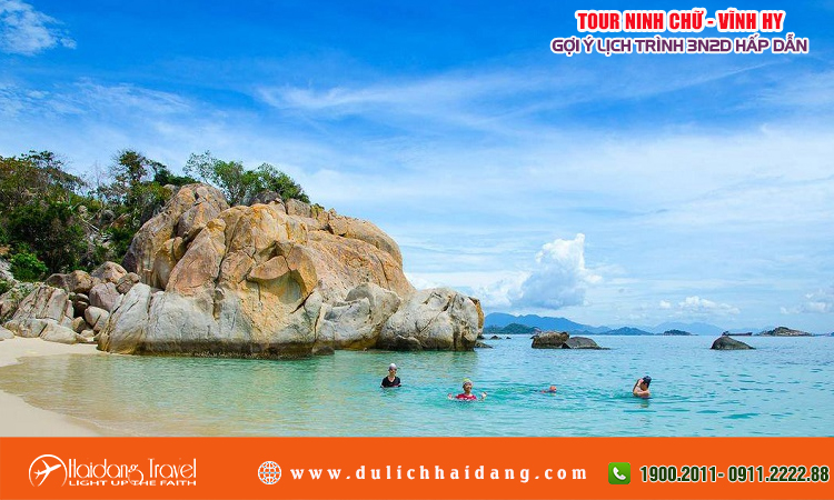Tour Ninh Chữ - Vĩnh Hy 3 ngày 2 đêm xe giường