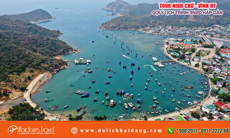 Tour Ninh Chữ - Vĩnh Hy 3 ngày 2 đêm xe giường