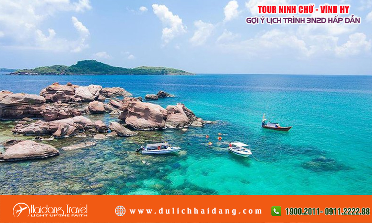 Tour Ninh Chữ - Vĩnh Hy 3 ngày 2 đêm xe giường