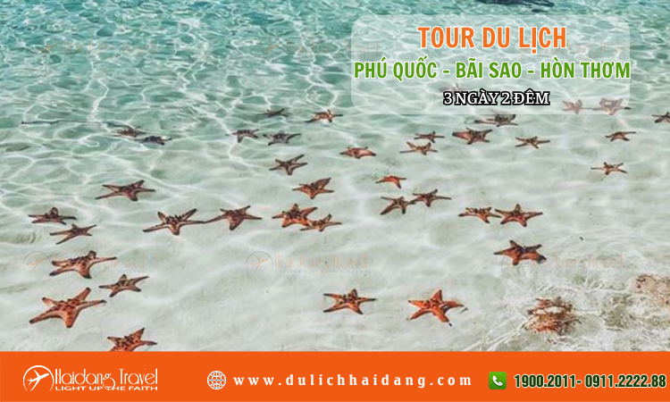 Tour Phú Quốc Bãi Sao Hòn Thơm 3 ngày 2 đêm