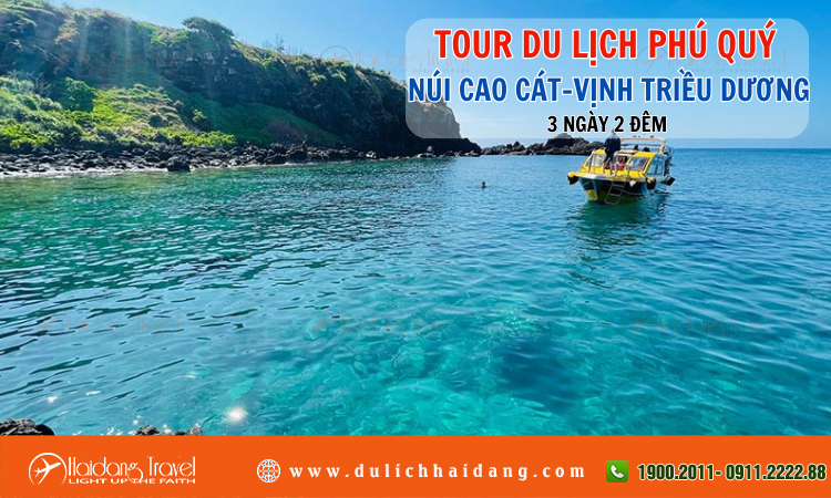 Tour du lịch Phú Quý Núi Cao Cát Vịnh Triều Dương 3 ngày 2 đêm