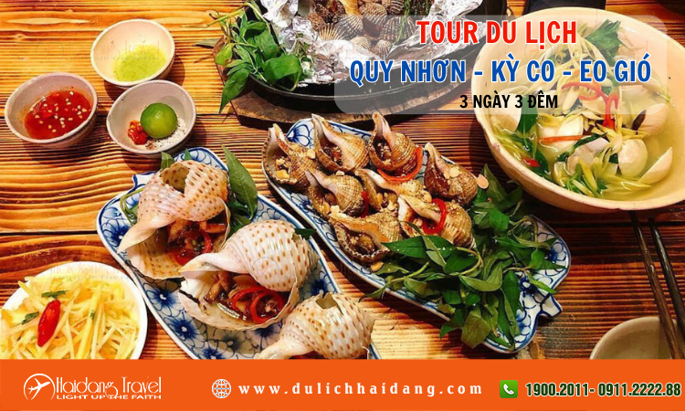 Tour du lịch Quy Nhơn Kỳ Co Eo Gió 3 ngày 3 đêm 