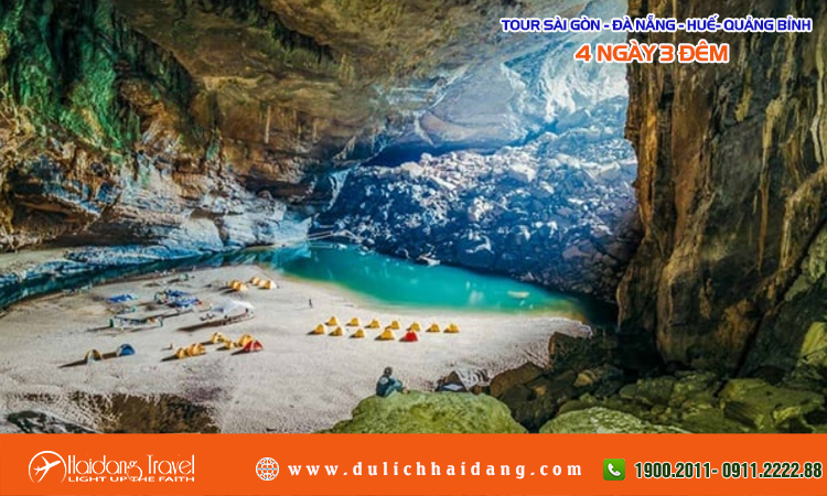 Tour du lịch Sài Gòn Đà Nẵng Huế Quảng Bình 4N3D