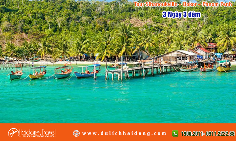 Tour Sihanoukville – Bokor – Phnom Penh 3 ngày 3 đêm