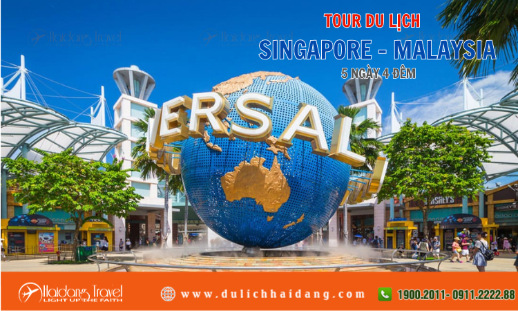 Tour du lịch Singapore Malaysia 5 ngày 4 đêm