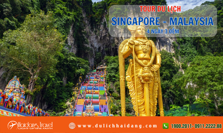 Tour du lịch Singapore Malaysia 4 ngày 3 đêm