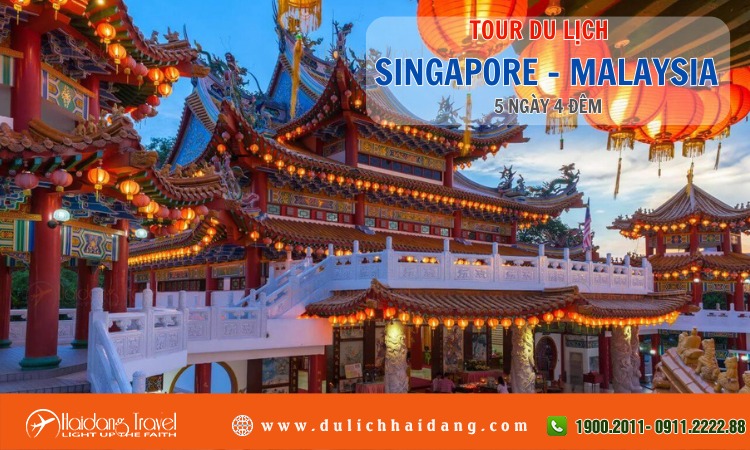 Tour du lịch Singapore Malaysia 5 ngày 4 đêm