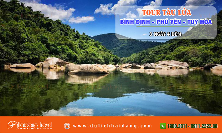 Tour tàu lửa Bình Định Phú Yên Tuy Hòa 3 ngày 4 đêm