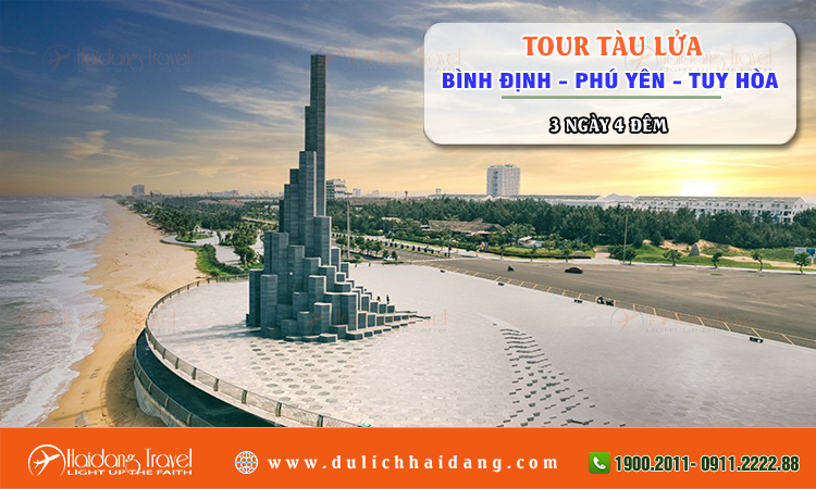 Tour tàu lửa Bình Định Phú Yên Tuy Hòa 3 ngày 4 đêm
