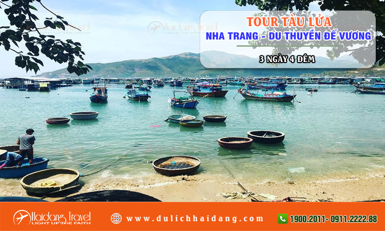 Tour tàu lửa Nha Trang Du Thuyền Đế Vương 3 ngày 4 đêm