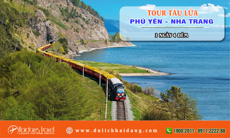 Tour tàu lửa Phú Yên Nha Trang 3 ngày 4 đêm