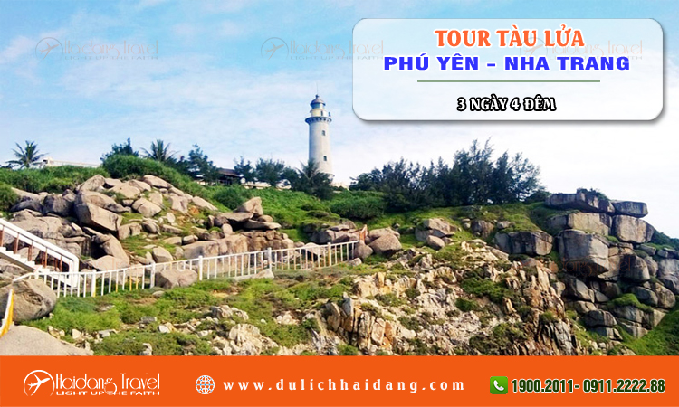 Tour tàu lửa Phú Yên Nha Trang 3 ngày 4 đêm