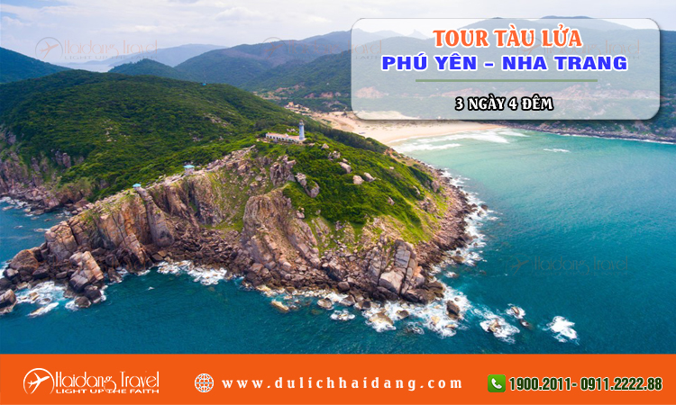 Tour tàu lửa Phú Yên Nha Trang 3 ngày 4 đêm