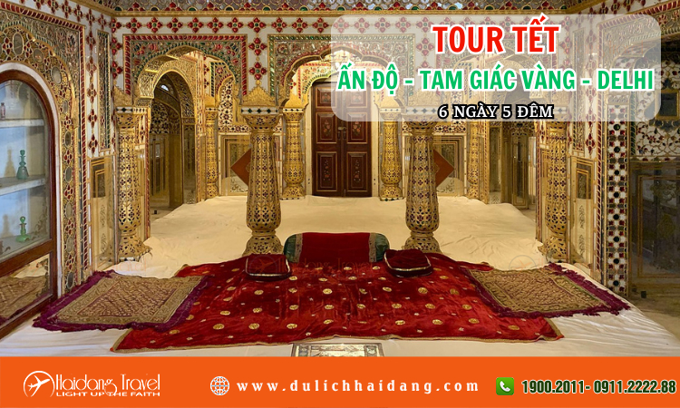 Tour Tết Ấn Độ Tam Giác Vàng Delhi 6 ngày 5 đêm