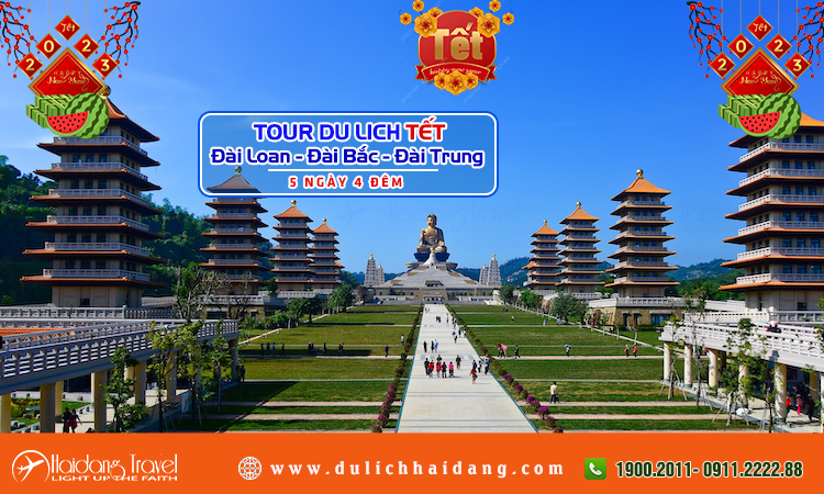 Tour Tết Đài Loan Đài Bắc Đài Trung 5 ngày 4 đêm
