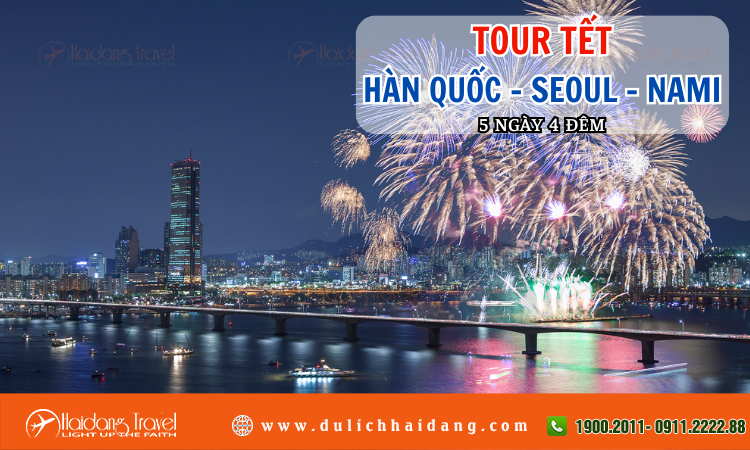 Tour Tết Hàn Quốc Seoul Nami 5 ngày 4 đêm