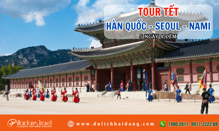 Tour Tết Hàn Quốc Seoul Nami 5 ngày 4 đêm