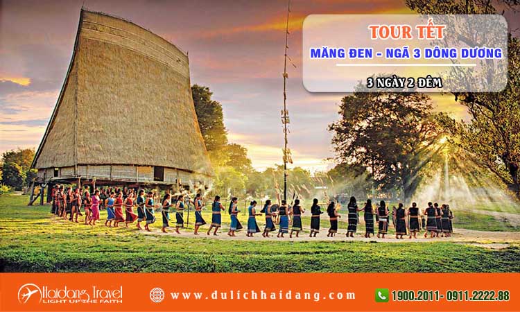 Tour Tết Măng Đen Ngã Ba Đông Dương 3 ngày 2 đêm