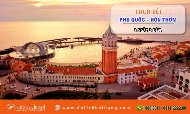 Tour Tết Phú Quốc Hòn Thơm 3 ngày 2 đêm