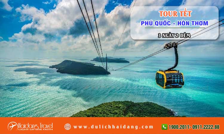 Tour Tết Phú Quốc Hòn Thơm 3 ngày 2 đêm