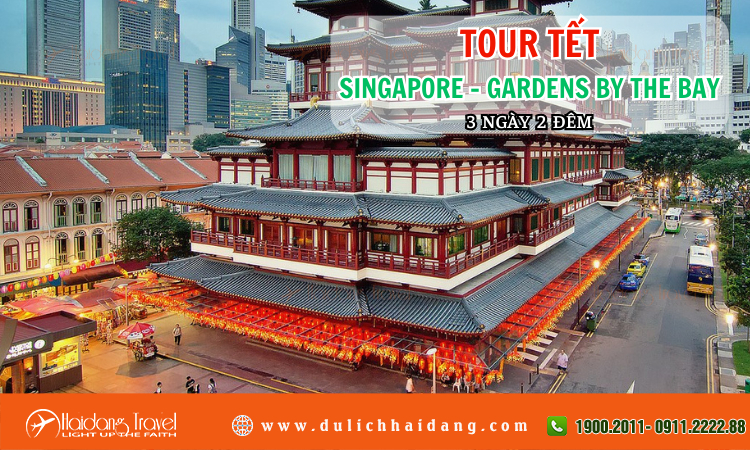 Tour Tết Singapore Gardens By The Bay 3 ngày 2 đêm