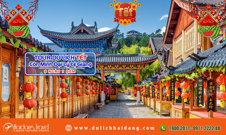 Tour Tết Trung Quốc Côn Minh Đại Lý Lệ Giang 8 ngày 7 đêm