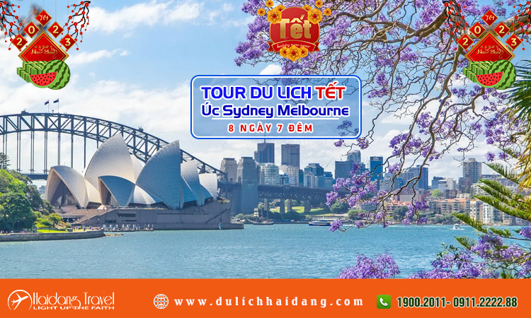 Tour Tết Úc Sydney Melbourne 8 ngày 7 đêm