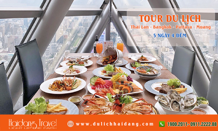 Tour du lịch Thái Lan Bangkok Pattaya Muang Boran 5 ngày 4 đêm