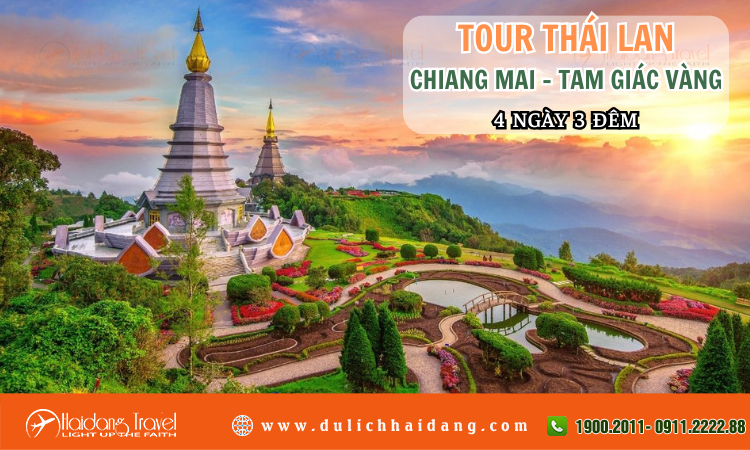 Tour Thái Lan Chiang Mai Tam Giác Vàng 4 ngày 3 đêm