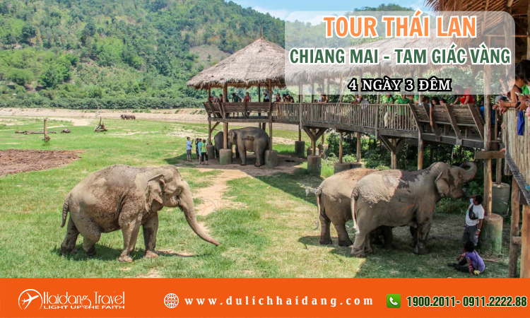 Tour Thái Lan Chiang Mai Tam Giác Vàng 4 ngày 3 đêm