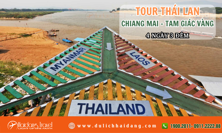 Tour Thái Lan Chiang Mai Tam Giác Vàng 4 ngày 3 đêm