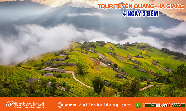 Tour Tuyên Quang - Hà Giang - Cột cờ lũng cú 4 ngày 3 đêm