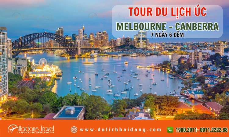 Tour Úc Melbourne Canberra 7 ngày 6 đêm