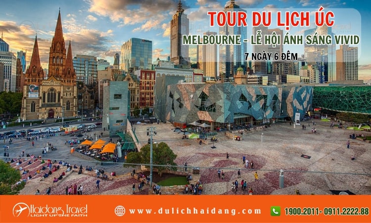 Tour Úc Melbourne Lễ hội Ánh Sáng Vivid 7 ngày 6 đêm